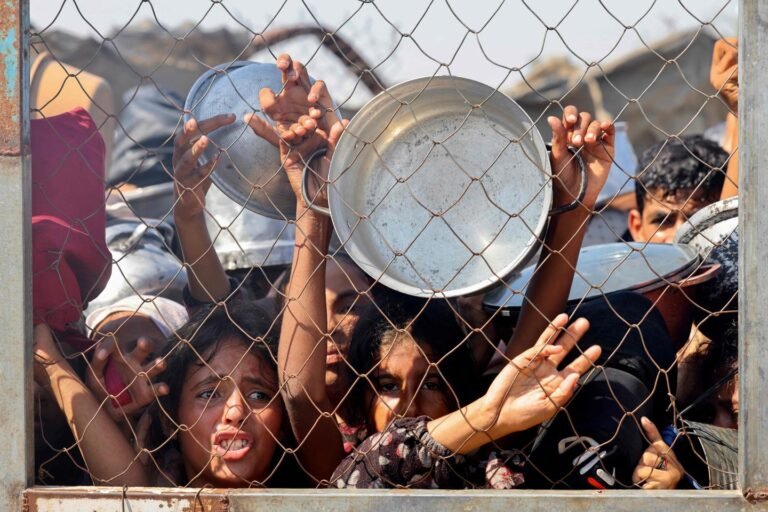 What was the condition of the famine and why was it announced at the Governor of Gaza?